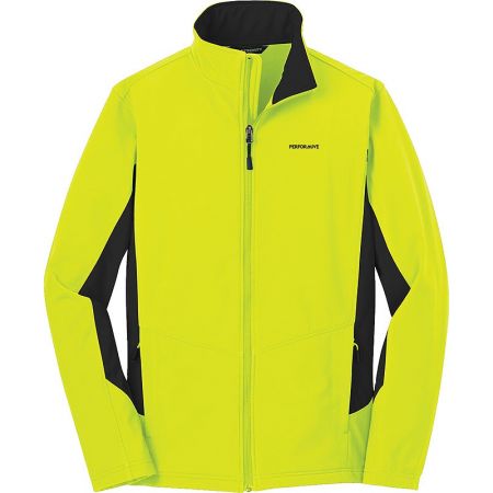20-J318S, Small, Safety Yellow, Left Chest, Performive - 3in.